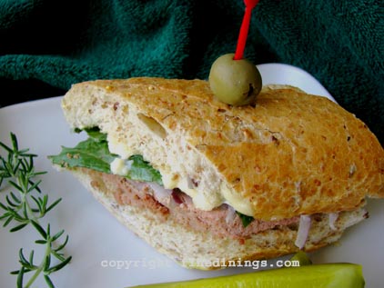 Baguette Pate Sandwich Finedinings Com Gourmet Lunch Recipe